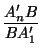 $\displaystyle {\frac{A_n'B}{BA_1'}}$